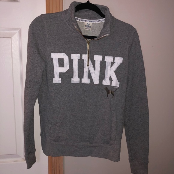 PINK Quarter Zip - Picture 1 of 6